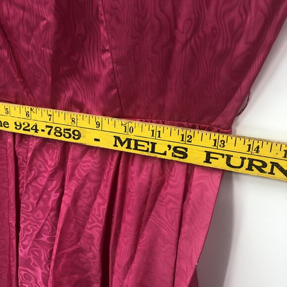 Dessy Creations VINTAGE Round Neck Fit Flare Party Dress Cap Short Sleeves SZ 10 - Picture 6 of 9